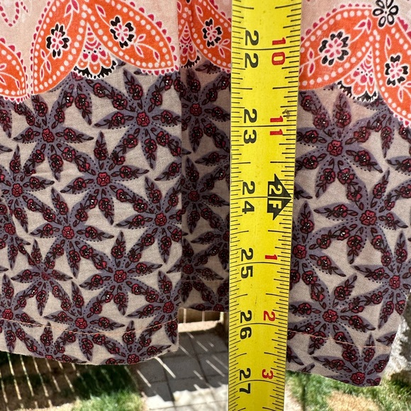 Luv Stori Embroidered Halter Racerback Tank Top Blouse Boho Concert Large - Picture 11 of 11